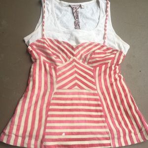 L.A.M.B. Bustier stripe tank top S Price ⬇️⬇️⬇️